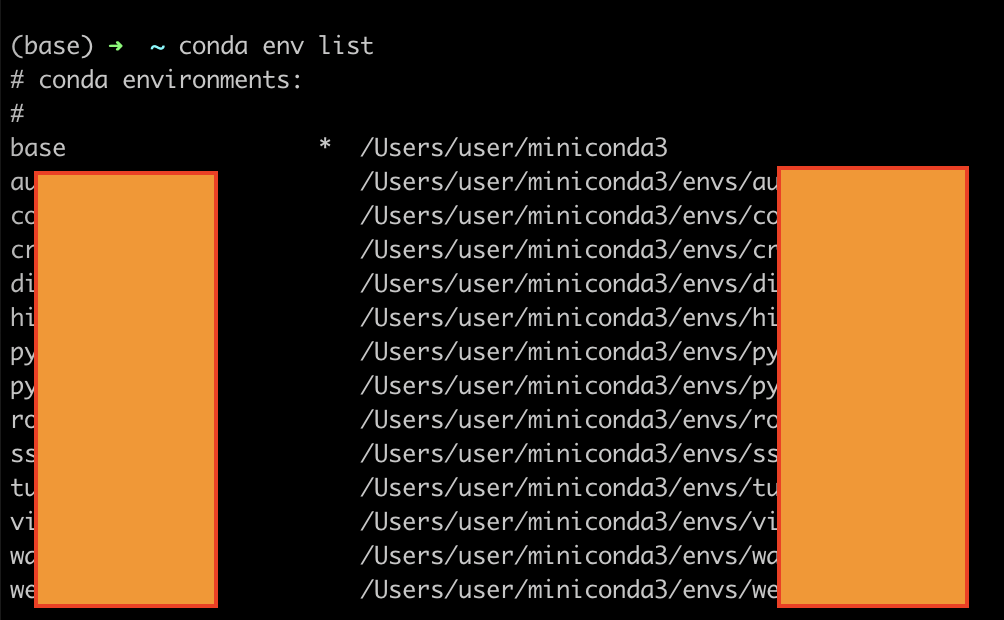 miniconda-env-list