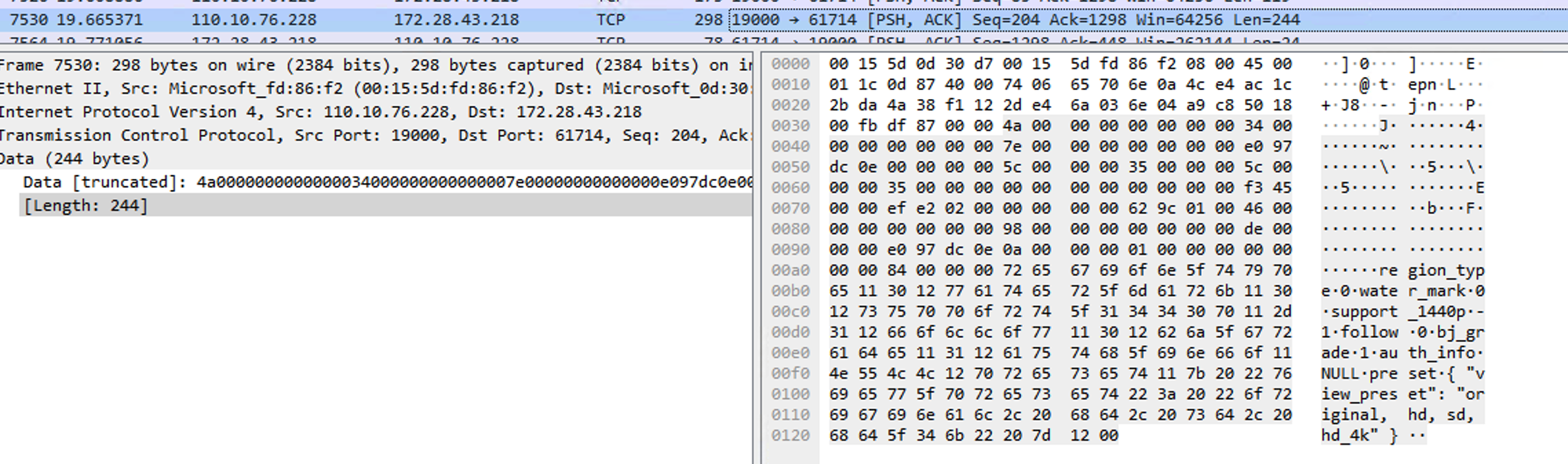 Send information from Center to Client (1)